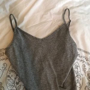 Free people gray bodysuit